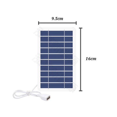 400mA input USB outdoor portable solar charging panel